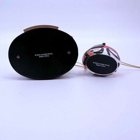 Lot of 2 Vintage 2002 Nascar Christmas Ornaments Tony Stewart #20 Joe Gibbs Race - Picture 5 of 5